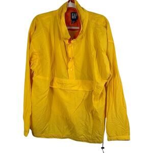 GAP Yellow Orange Windbreaker Large